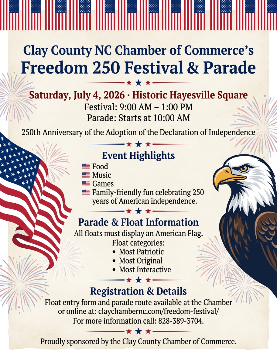2026 Freedom 250 Festival Flyer